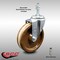 Service Caster 5 Inch SS High Temp Phenolic Wheel Swivel 3/8 Inch Threaded Stem Caster SCC SCC-SSTS20S514-PHSHT-381615 - alternate 2